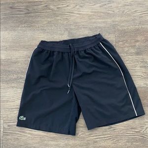 Lacoste Men’s 7” inseam tennis shorts.